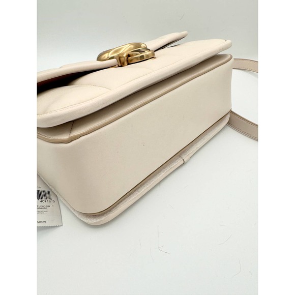 🔥Sold 🔥 Brand New! Coach Studio Shoulder Bag With Quilting in Chalk - Picture 7 of 8